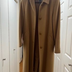 Camel hair winter coat